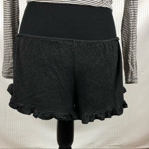 Brandy flowy grey shorts